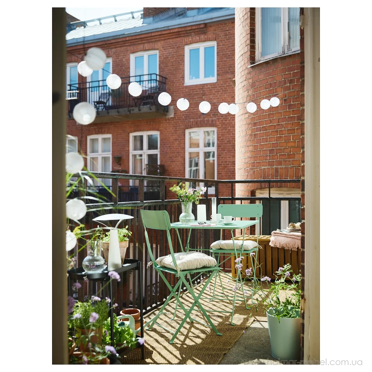 Складний стіл SUNDSÖ IKEA світло-зелений Складний стіл SUNDSÖ IKEA світло-зелений