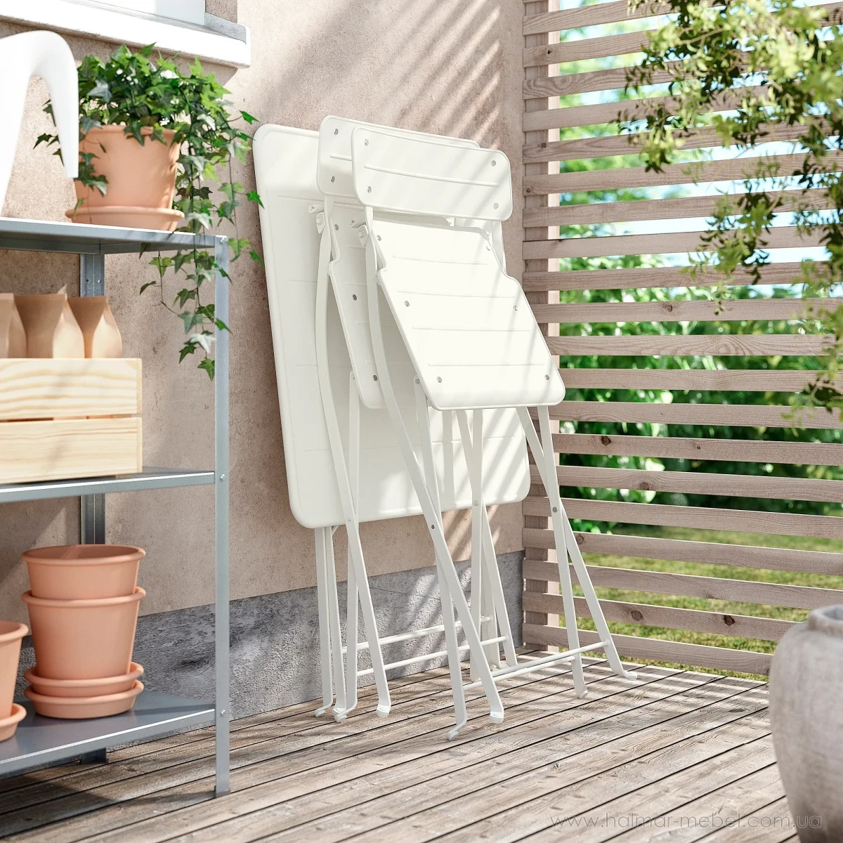 Складний стіл SUNDSÖ IKEA кремовий Складний стіл SUNDSÖ IKEA кремовий