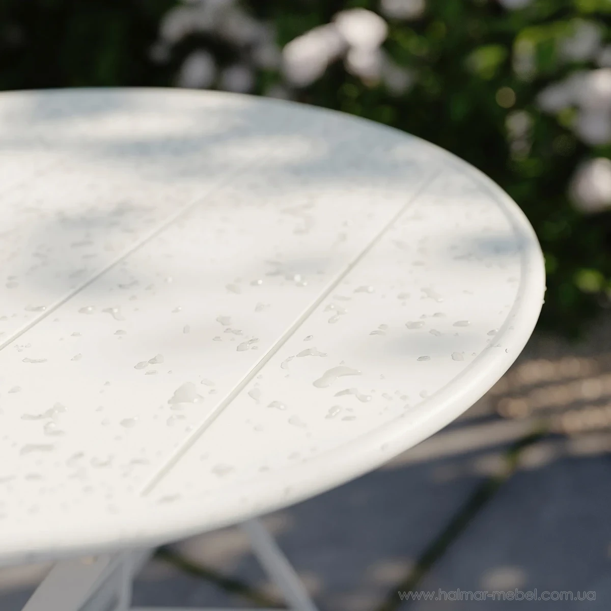 Стіл складний круглий SUNDSÖ IKEA кремовий Стіл складний круглий SUNDSÖ IKEA кремовий