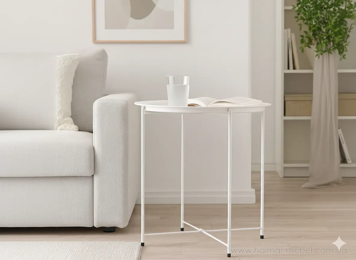 Стол кофейный Chomik белый Стол кофейный Chomik белый