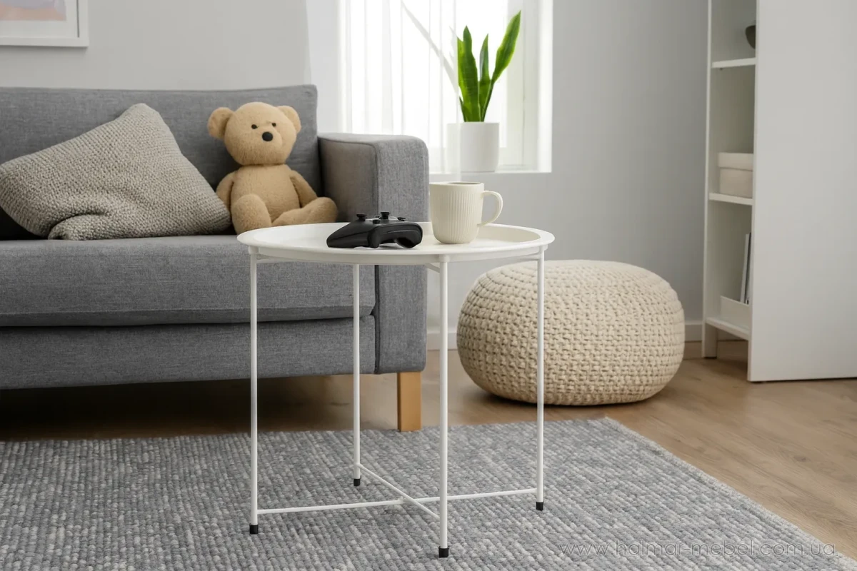 Стол кофейный Chomik белый Стол кофейный Chomik белый