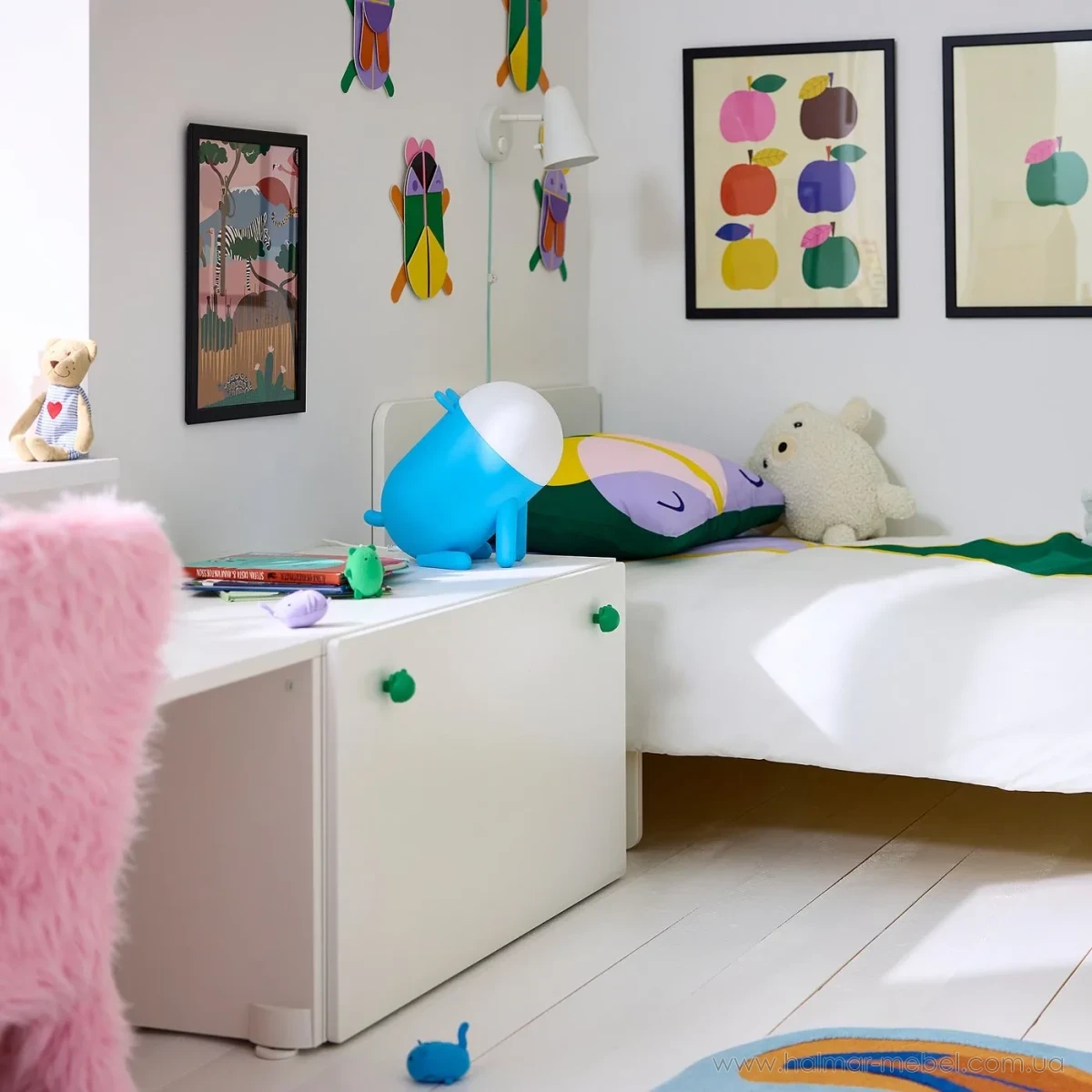 Настільна LED лампа GREJSIMOJS IKEA блакитний собака Настільна LED лампа GREJSIMOJS IKEA блакитний собака