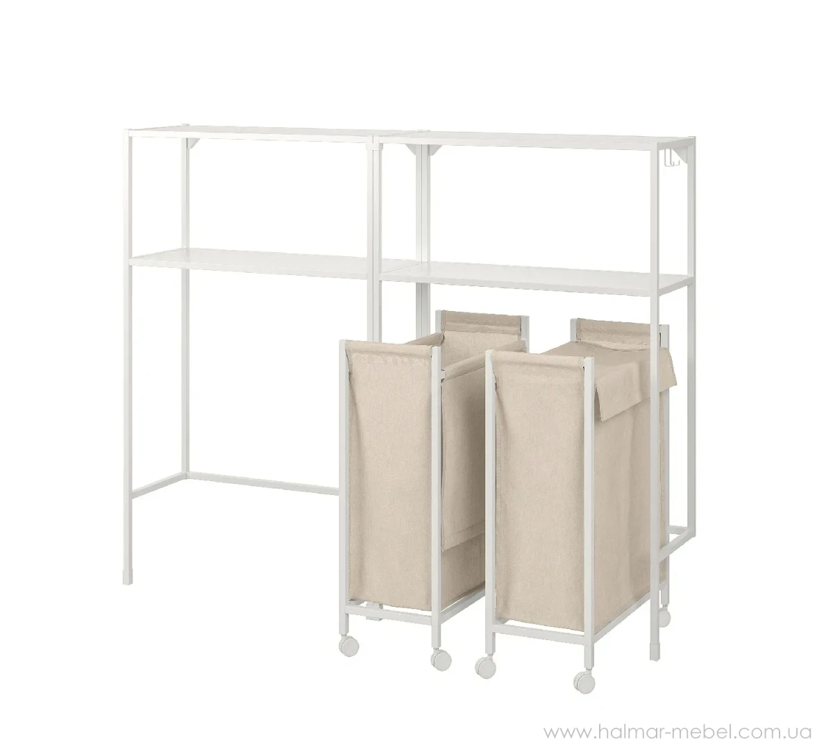 Стелаж для ванної кімнати ENHET IKEA 160x30x129 білий Стелаж для ванної кімнати ENHET IKEA 160x30x129 білий