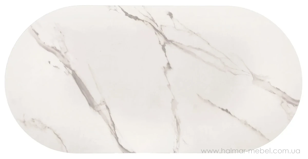 Стіл журнальний KALUA HALMAR білий мармур/золотий Стіл журнальний KALUA HALMAR білий мармур/золотий