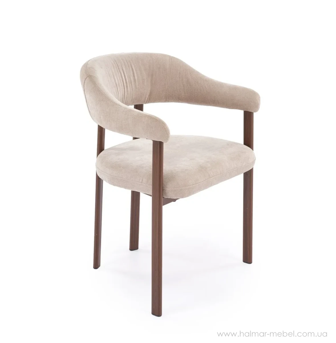 Крісло K616 HALMAR бежевий/горіх Крісло K616 HALMAR бежевий/горіх
