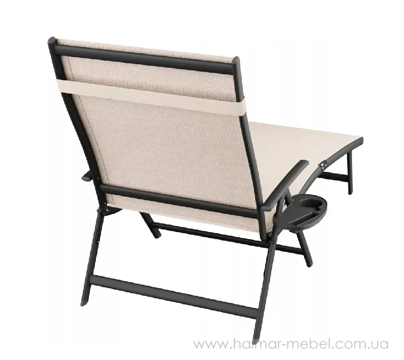 Шезлонг садовий TARDY ZENJOY бежевий Шезлонг садовий TARDY ZENJOY бежевий