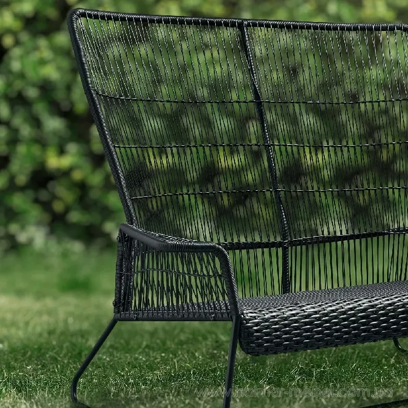 Диван садовый TALLSKÄR IKEA черный Диван садовый TALLSKÄR IKEA черный