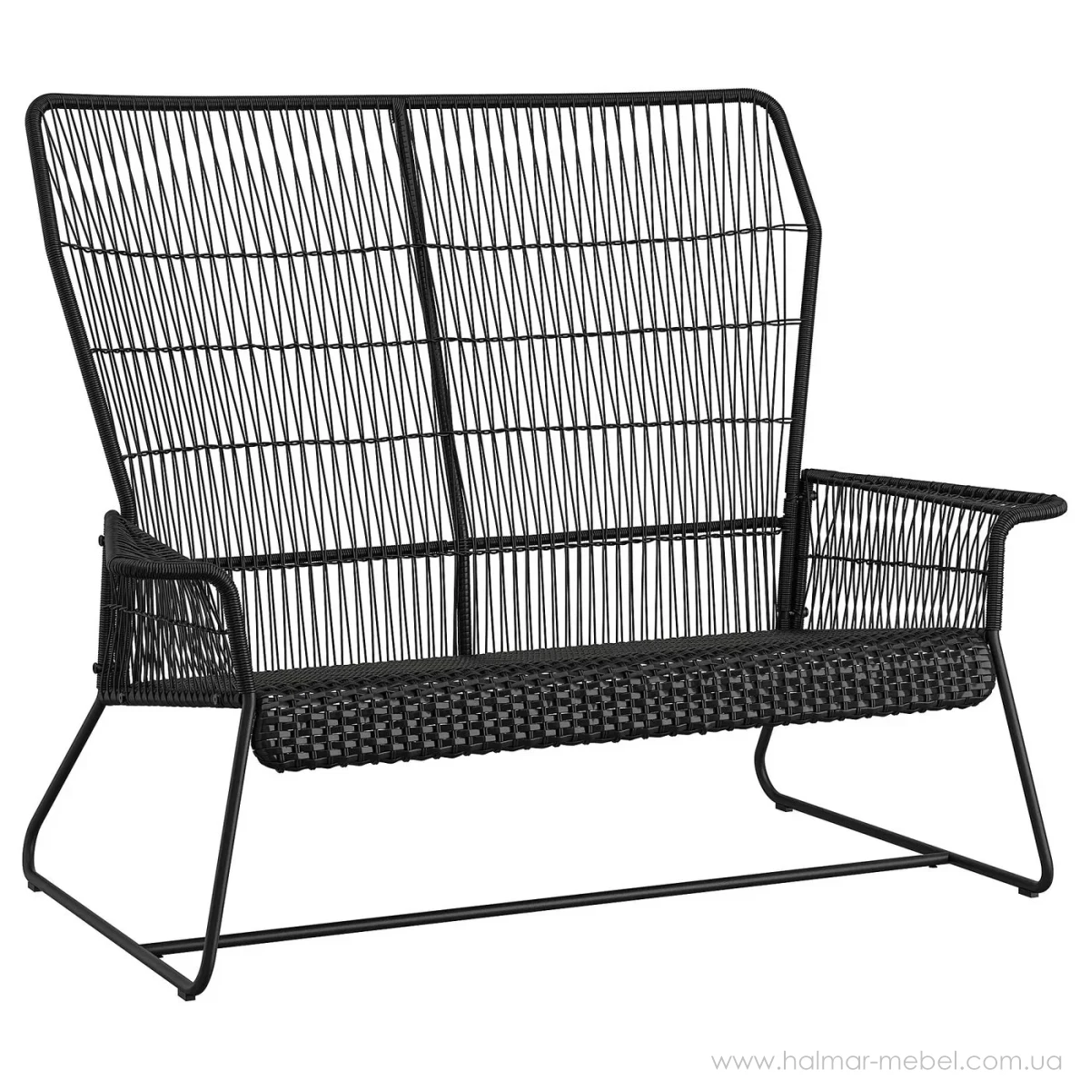 Диван садовый TALLSKÄR IKEA черный Диван садовый TALLSKÄR IKEA черный
