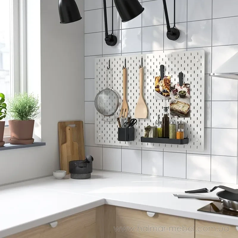 Набір аксесуарів SKÅDIS IKEA 7 елементів чорний Набір аксесуарів SKÅDIS IKEA 7 елементів чорний