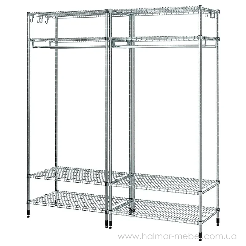 Стелаж з вішалкою для одягу OMAR IKEA 186x50x201 см Стелаж з вішалкою для одягу OMAR IKEA 186x50x201 см