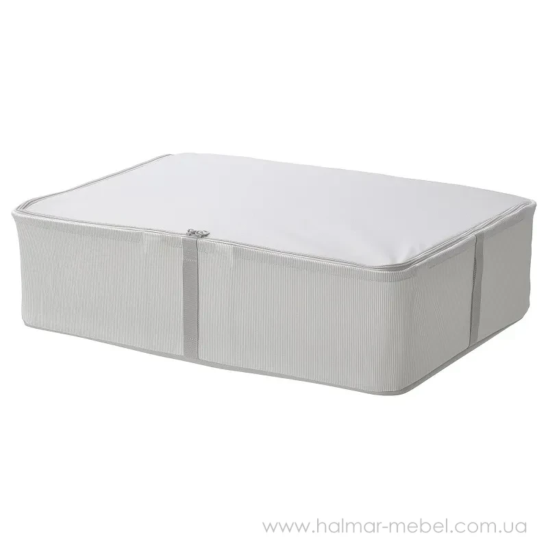 Контейнер для одягу HEMMAFIXARE IKEA 34x51x19 см біло-сіра смужка Контейнер для одягу HEMMAFIXARE IKEA 34x51x19 см біло-сіра смужка