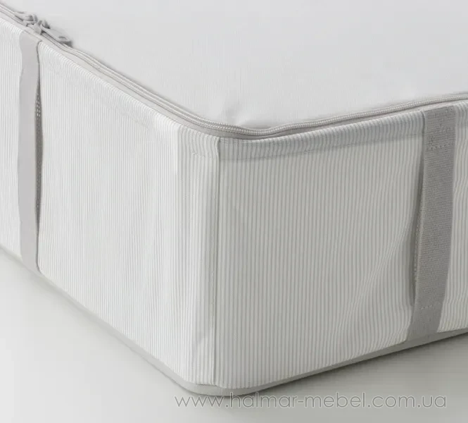 Контейнер для одягу HEMMAFIXARE IKEA 34x51x19 см біло-сіра смужка Контейнер для одягу HEMMAFIXARE IKEA 34x51x19 см біло-сіра смужка