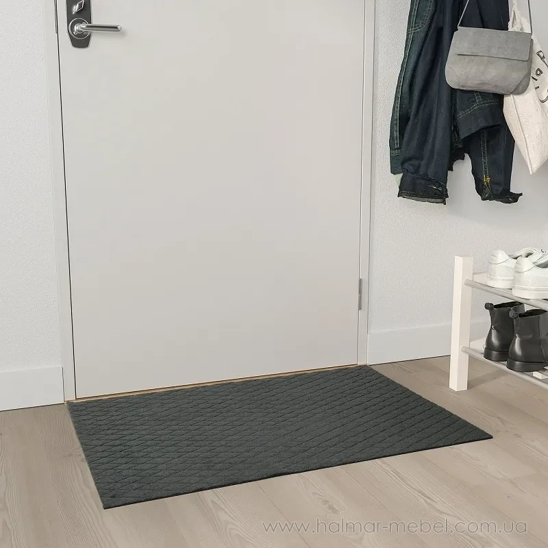 Коврик придверный ÖSTERILD IKEA 40х60 см темно-серый Коврик придверный ÖSTERILD IKEA 40х60 см темно-серый