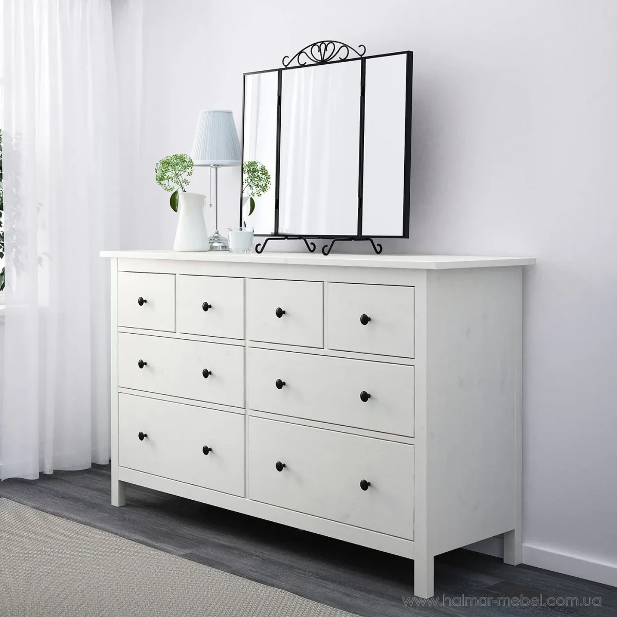 Комод HEMNES IKEA 160x96 см белый Комод HEMNES IKEA 160x96 см белый
