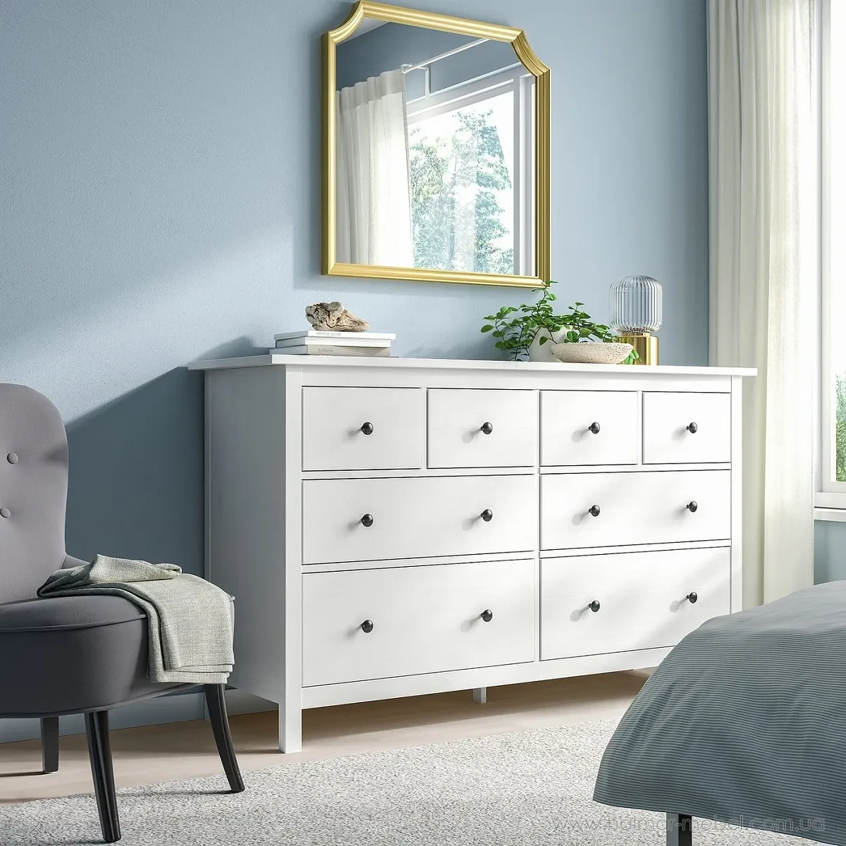 Комод HEMNES IKEA 160x96 см белый Комод HEMNES IKEA 160x96 см белый