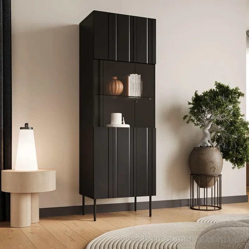 Вітрина ISLA 60 3D CAMA чорний матовий Вітрина ISLA 60 3D CAMA чорний матовий