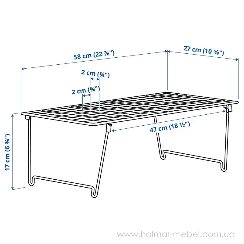 Полиця для взуття GREJIG IKEA сірий Полиця для взуття GREJIG IKEA сірий
