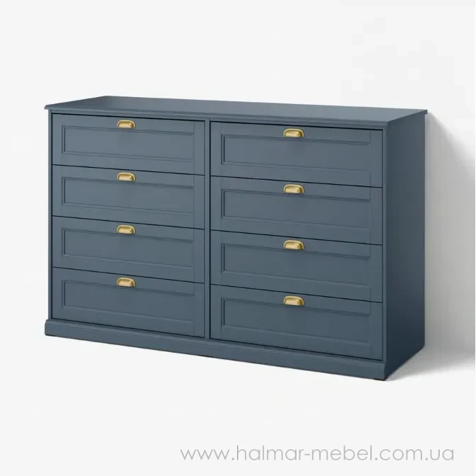 Комод FÅGELFJÄLLET IKEA 160×51×101 темно-сіро-синій Комод FÅGELFJÄLLET IKEA 160×51×101 темно-сіро-синій