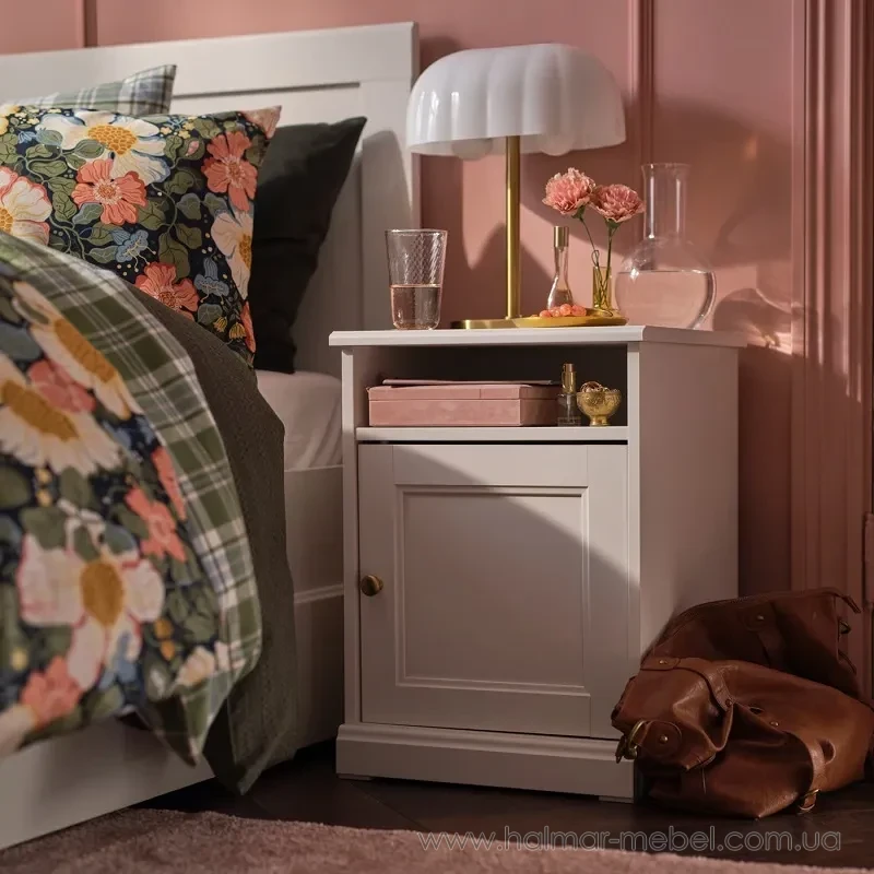 Тумба приліжкова FÅGELFJÄLLET IKEA кремовий Тумба приліжкова FÅGELFJÄLLET IKEA кремовий