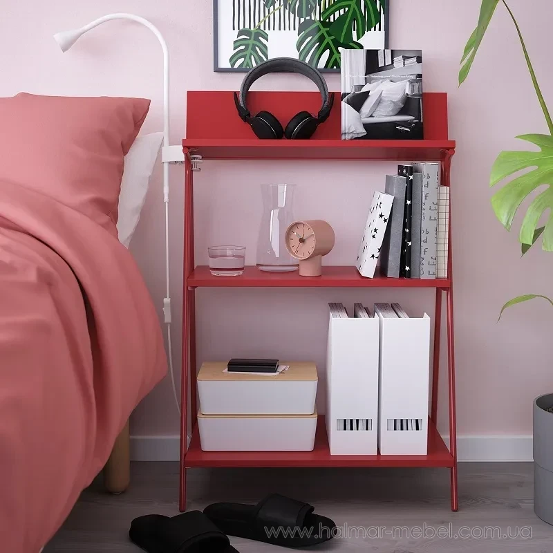 Стелаж KRÖNIKÖR IKEA червоний Стелаж KRÖNIKÖR IKEA червоний