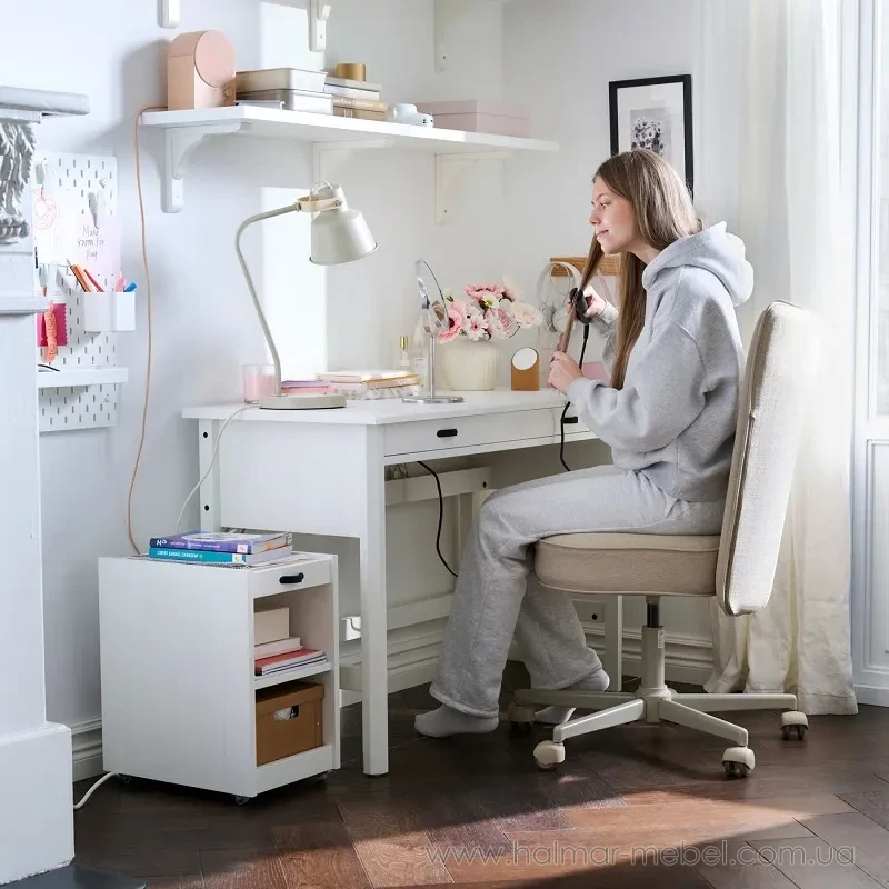 Тумба-візок BRYTNING IKEA білий Тумба-візок BRYTNING IKEA білий