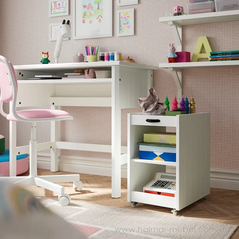 Тумба-візок BRYTNING IKEA білий Тумба-візок BRYTNING IKEA білий