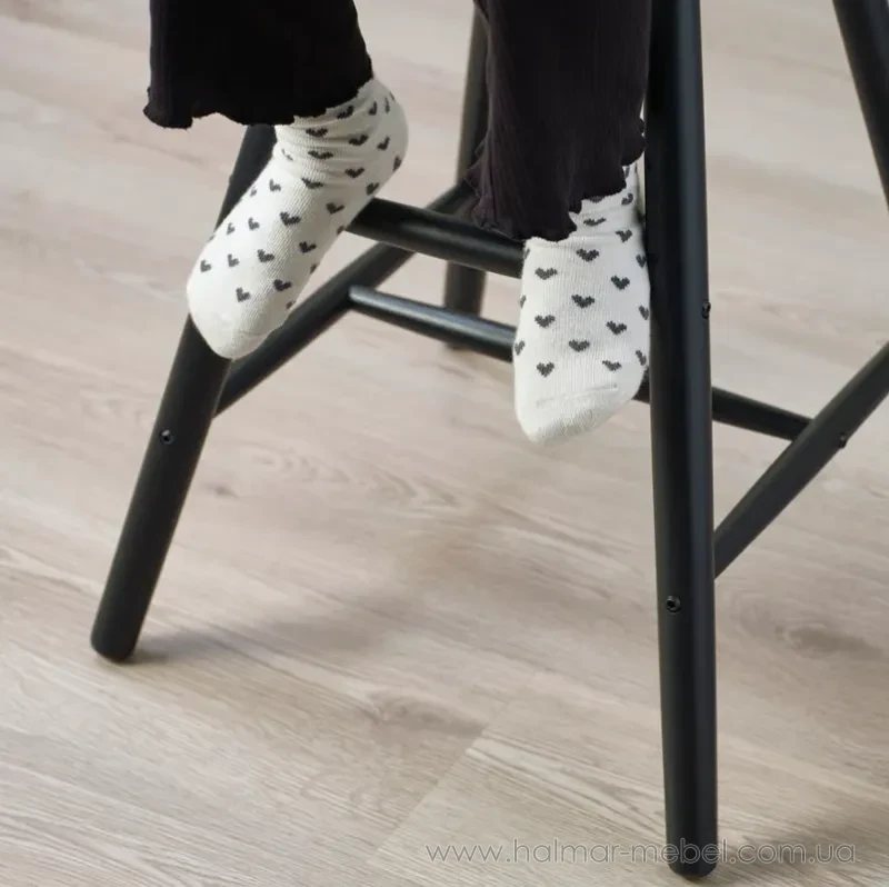 Стілець дитячий AGAM IKEA чорний Стілець дитячий AGAM IKEA чорний