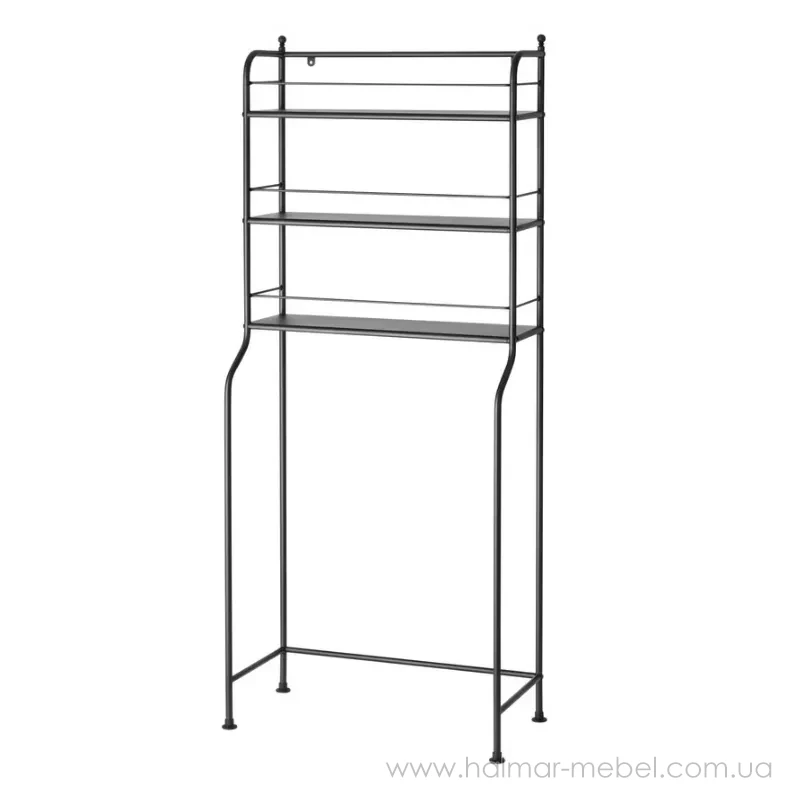 Стелаж над унітазом FRÖSJÖN IKEA 65х156 см чорний Стелаж над унітазом FRÖSJÖN IKEA 65х156 см чорний