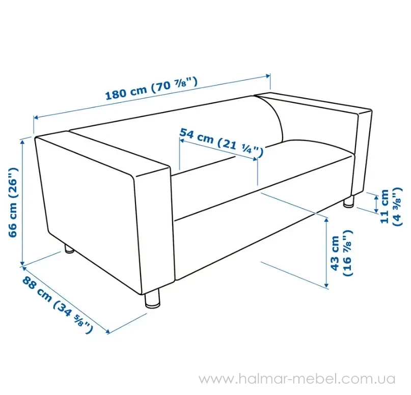 Диван KLIPPAN IKEA черный/бежевый Диван KLIPPAN IKEA черный/бежевый