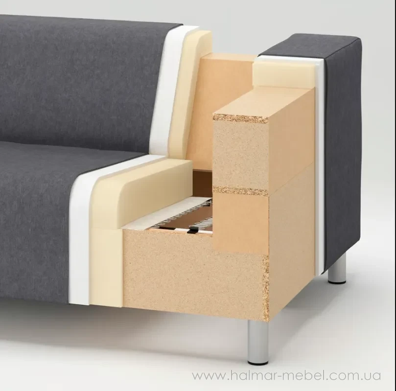 Диван KLIPPAN IKEA черный/бежевый Диван KLIPPAN IKEA черный/бежевый