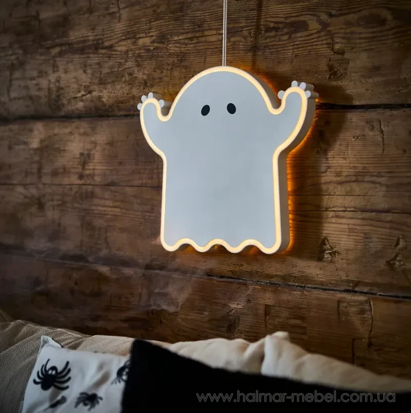 Підвісна LED-прикраса KUSTFYR IKEA дух білий Підвісна LED-прикраса KUSTFYR IKEA дух білий