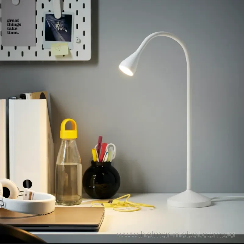 Настільна лампа LED NÄVLINGE IKEA білий Настільна лампа LED NÄVLINGE IKEA білий