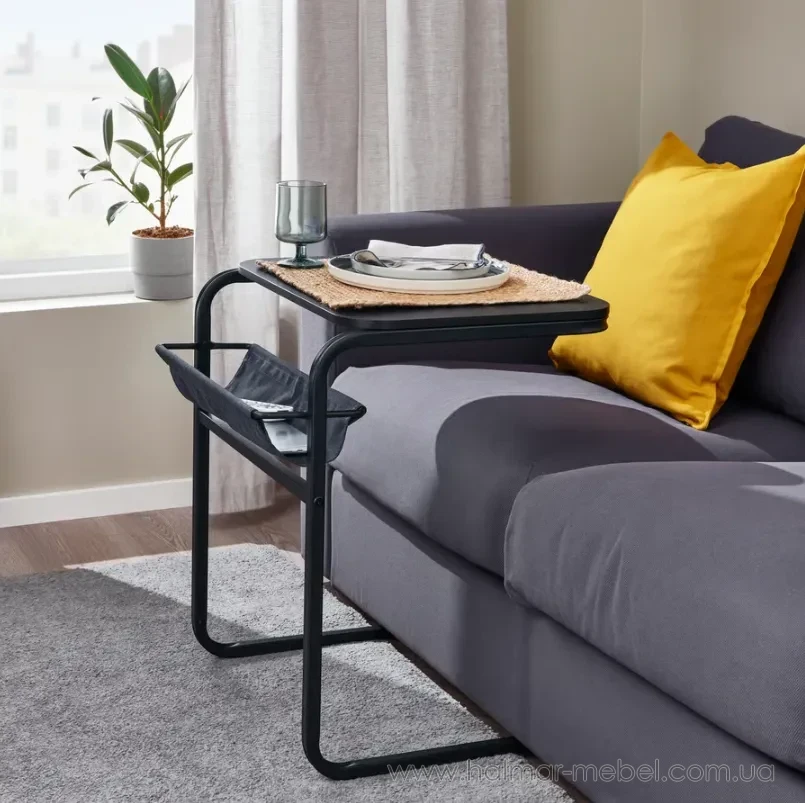 Стіл журнальний приставний OLSERÖD IKEA антрацит/темно-сірий Стіл журнальний приставний OLSERÖD IKEA антрацит/темно-сірий
