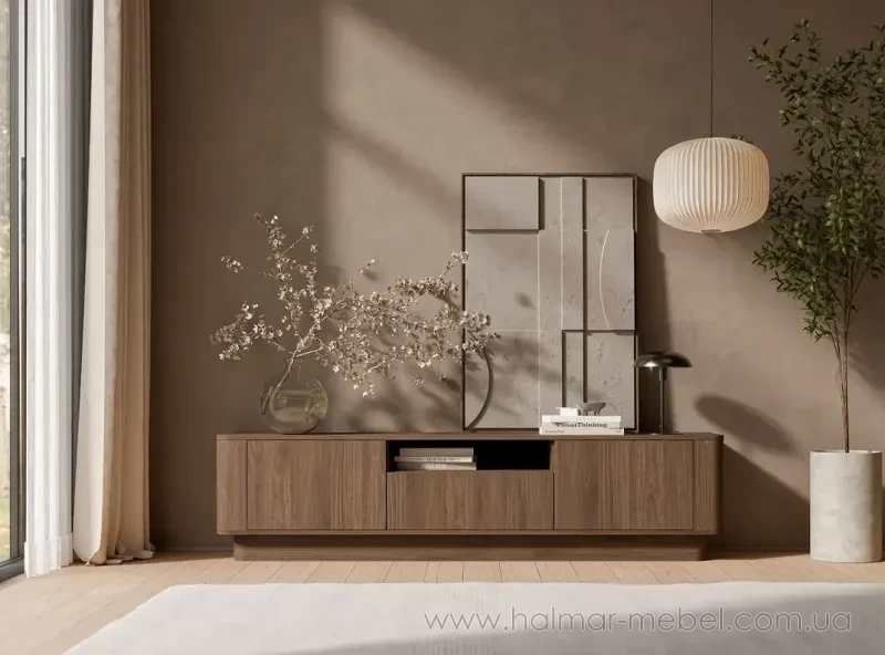 Тумба під телевізор 3d Darco Cama 180 горіх елегант Тумба під телевізор 3d Darco Cama 180 горіх елегант