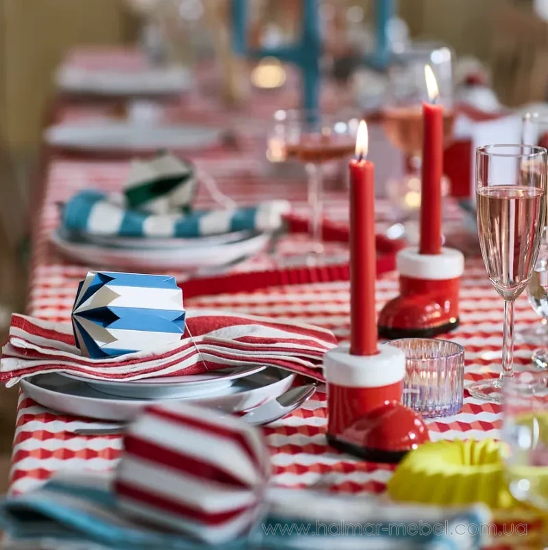 Підсвічник VINTERFINT IKEA червоний чобіт Миколи Підсвічник VINTERFINT IKEA червоний чобіт Миколи