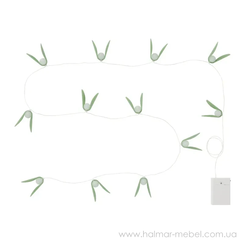 Гірлянда STRÅLA IKEA омела зелена Гірлянда STRÅLA IKEA омела зелена
