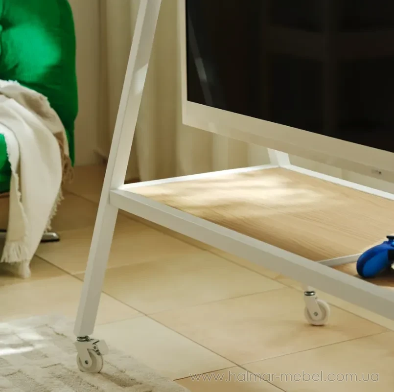 Ігрова підставка для телевізора на коліщатках YXSTABY IKEA білий Ігрова підставка для телевізора на коліщатках YXSTABY IKEA білий