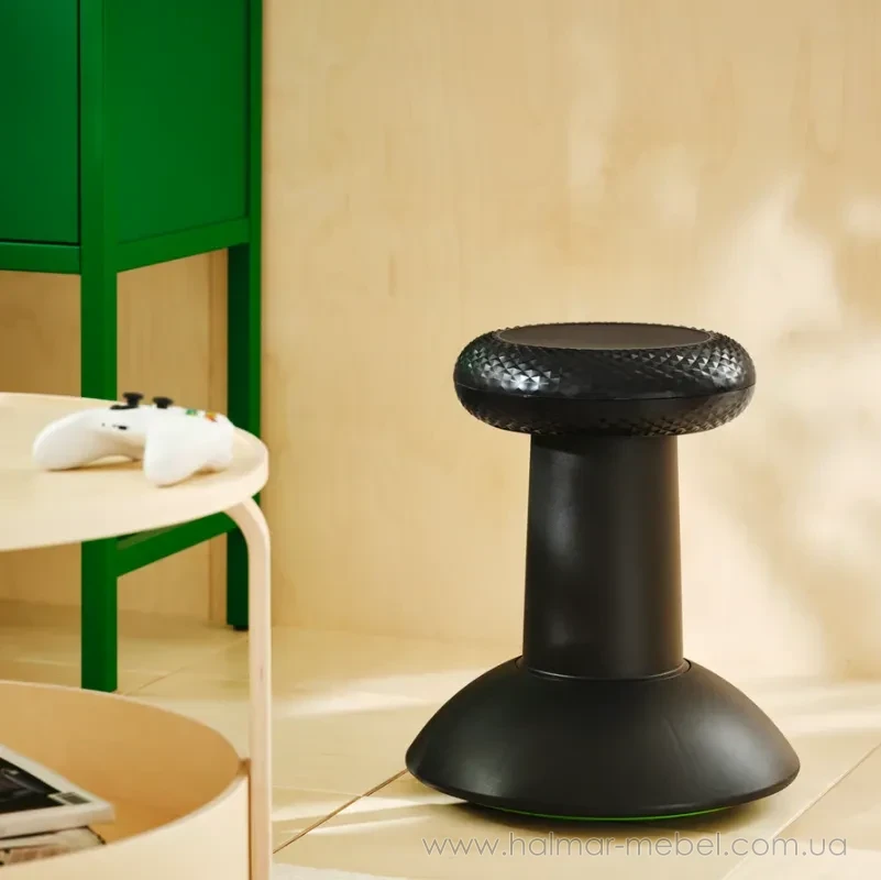 Ігровий табурет YXSTABY IKEA чорний Ігровий табурет YXSTABY IKEA чорний