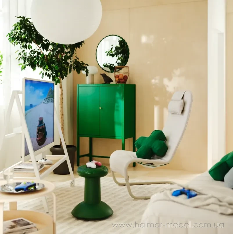 Ігровий табурет YXSTABY IKEA зелений Ігровий табурет YXSTABY IKEA зелений