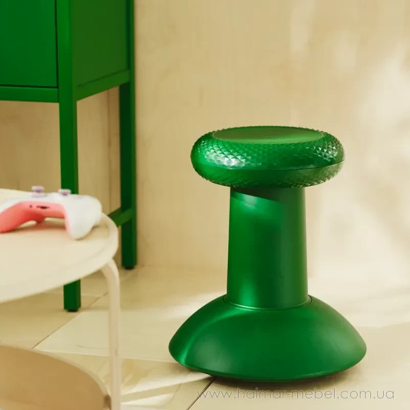 Ігровий табурет YXSTABY IKEA зелений Ігровий табурет YXSTABY IKEA зелений