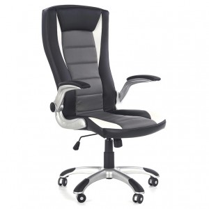 Кресло офисное UPSET HALMAR (черный/серый/белый)