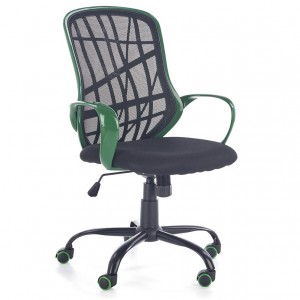 Кресло офисное DESSERT HALMAR (черный/зеленый)