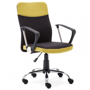 Кресло офисное TOPIC HALMAR (черный/зеленый)