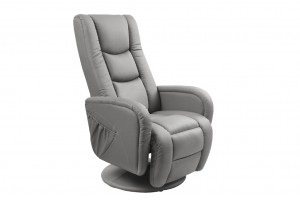 Раскладное кресло с функцией массажа PULSAR HALMAR серый