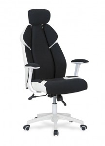 Крісло офісне CHRONO HALMAR білий/чорний