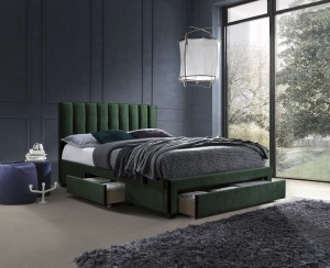 Ліжко GRACE 160 HALMAR зелений