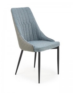 Кресло K448 HALMAR светло-серый/голубой