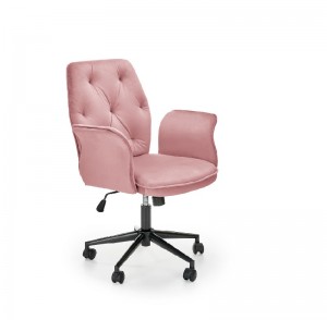 Кресло офисное поворотное TULIP Halmar розовый