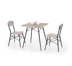 Комплект столовий KABIR HALMAR (стіл + 2 стільці) квадратний