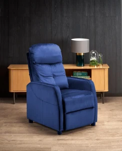 Розкладне крісло FELIPE 2 HALMAR синій